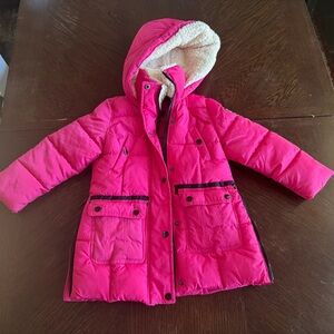 Girls 5/6 Diesel Puffer Pink Jacket